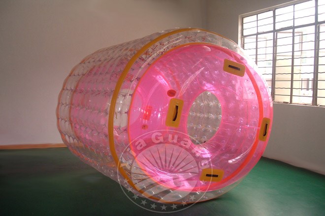 龙江镇粉色水上滚筒